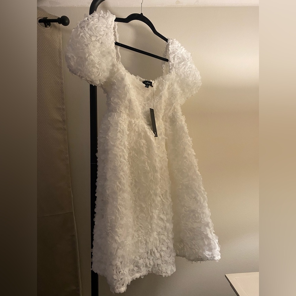 NWT Babydoll White Dress from Lulu’s